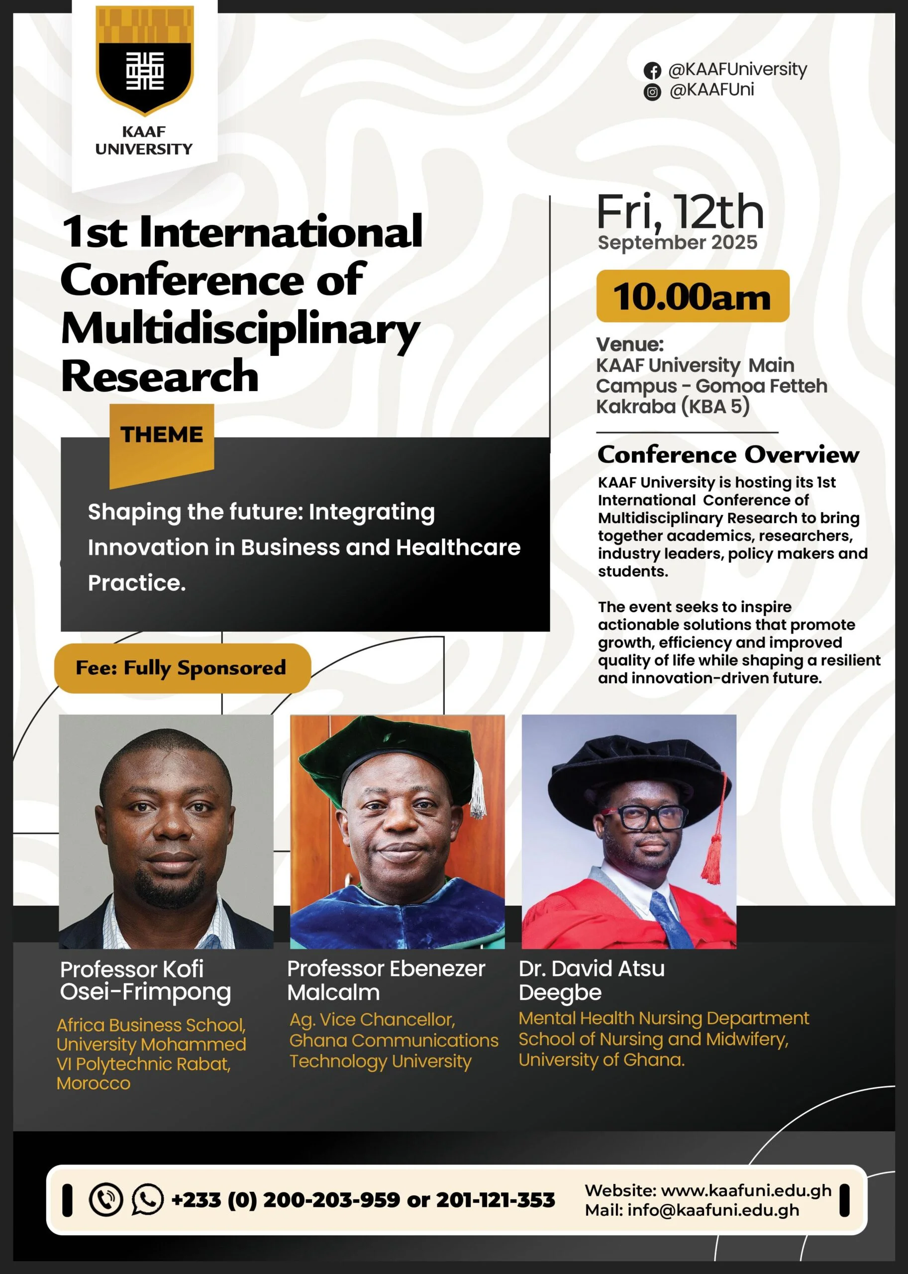 International Conference of Multidisciplinary Research